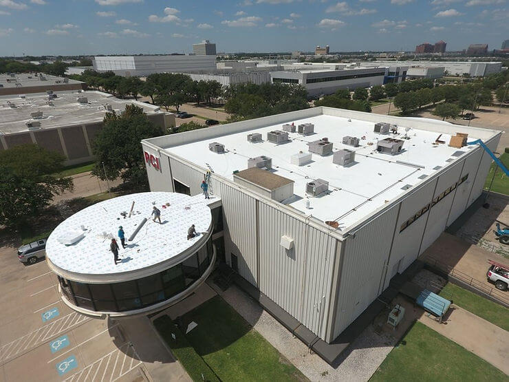 Green Star Commercial Roofing is Installing another TPO roof in Dallas, TX